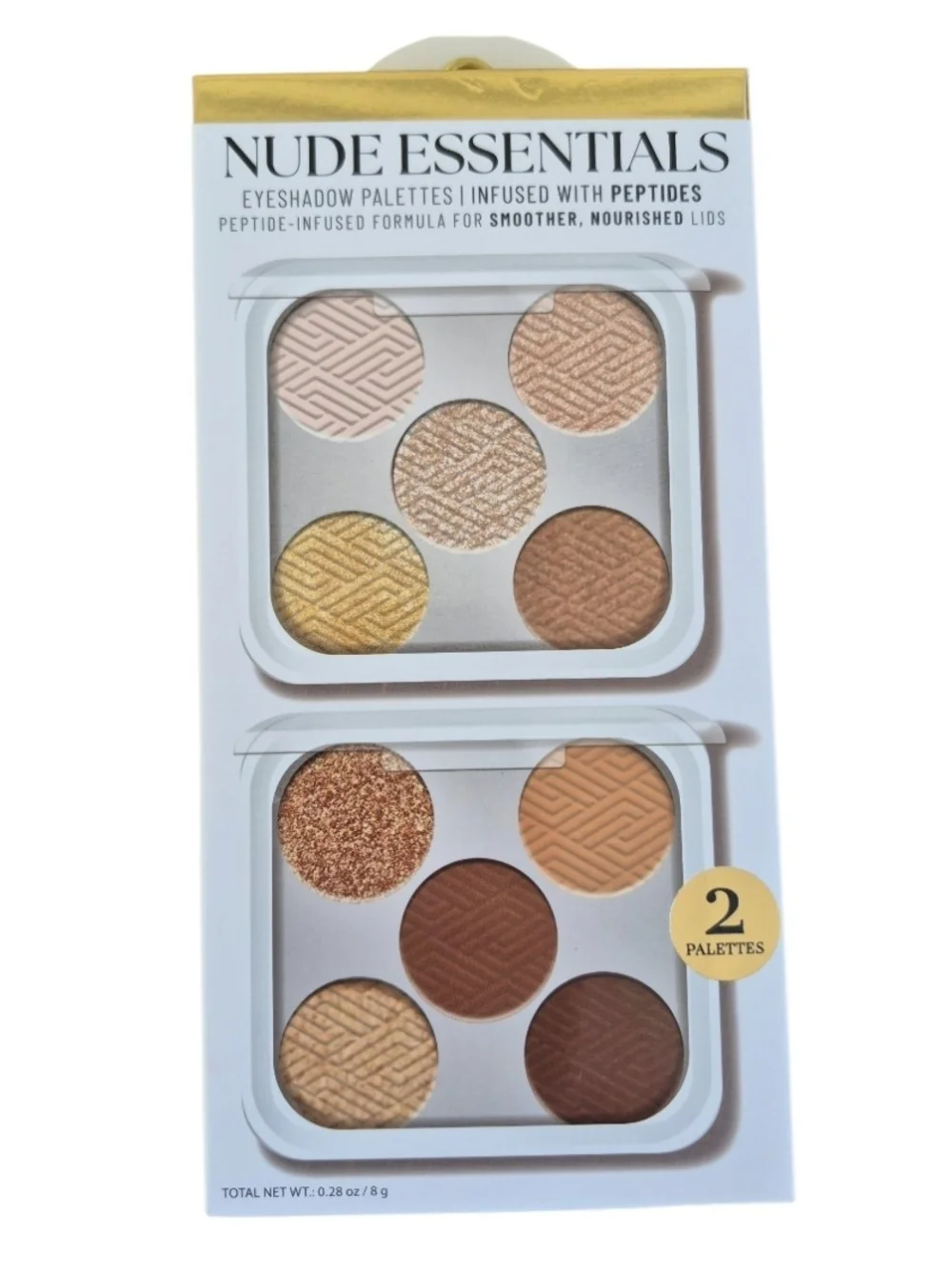 Nude Essentials Eyeshadow Palettes Set - 2 Palettes, 10 Shades Total